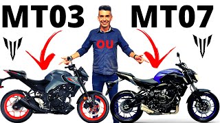 YAMAHA MT 03 OU MT 07  FAÇA A ESCOLHA CERTA ✅🎯 [upl. by Yllil986]