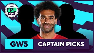 FPL GW5 CAPTAINCY PICKS  Salah or Ronaldo  Gameweek 5  Fantasy Premier League Tips 202122 [upl. by Bunny964]