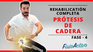 PRÓTESIS DE CADERA 🦿 Ejercicios y Rehabilitación en Adulto Mayor FASE 4 ✅ [upl. by Juieta]