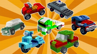 LEGO Street Vehicles  Build amp Learn Street Vehicles  Ambulance Car Truck Heavy Vehicles amp More [upl. by Kassab]