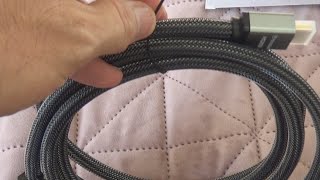 Posugear Braided HDMI Cable 2m Unboxing and Test [upl. by Kariv]