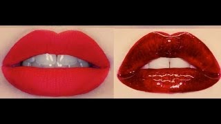 DIY Lippen von glänzend zu matt [upl. by Ardnot578]