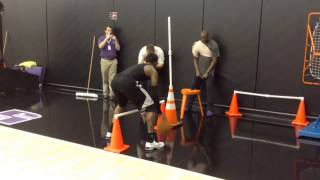 Ben McLemore Dribbling Drill After Practice [upl. by Laehpar]