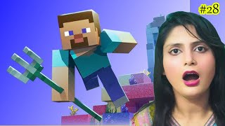 I Found Powerfull Tool in Minecraft Survival in Hindi 28 [upl. by Imelida]