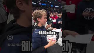 Bilal Coulibaly of the Washington Wizards has a Career High night and blessed a Fan [upl. by Brit]