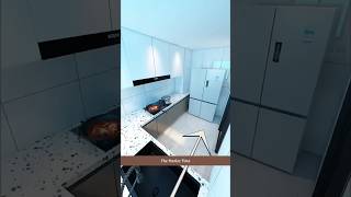 How to make modular kitchen shorts Sadik furniture homedecor viral video [upl. by Eigram]