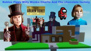 Roblox Piggy Willy Wonka Chocolate Factory Piggy build mode [upl. by Fenn]