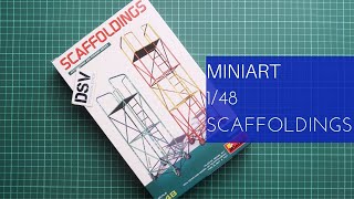 Miniart 148 Scaffoldings 49005 Review [upl. by Ginder181]