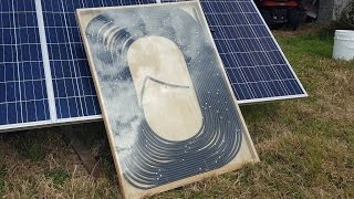 Off Grid Solar Power  DIY Solar Hot Water [upl. by Yedorb492]