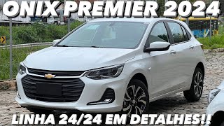 Chevrolet Onix Premier 2024  LINHA 2424 EM DETALHES 4K [upl. by Mulderig]