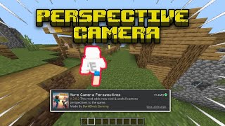 More Camera Perspectives Addon For MCPE 121 [upl. by Airpal114]