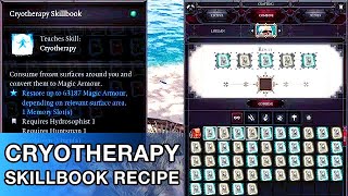 Cryotherapy Skillbook Recipe  Divinity Original Sin 2 [upl. by Kcirdnek]