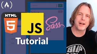 Web App Tutorial  JavaScript Mobile First Accessibility Persistent Data Sass [upl. by Araihc]