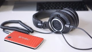 Audio Technica ATHM50X Review [upl. by Esimorp886]