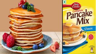 Easy Pancake recipe  Betty Crocker Complete Classic Pancake Mix  Pancake Mix for Kid  Amima Kazi [upl. by Alberic224]