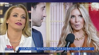 Bruganelli  Lucarelli la lite continua  La Vita in diretta 11112024 [upl. by Noval]