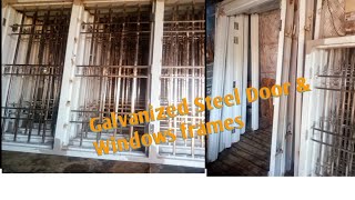 Galvanized Steel Door amp windows frames [upl. by Chad]