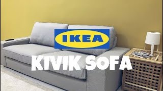 KIVIK Sofa Unboxing amp Assembling  IKEA How To [upl. by Ramhaj]