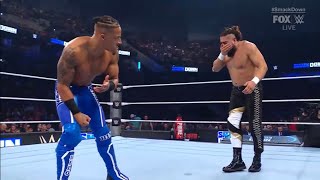 FULL MATCH  ANDRADE VS CARMELO HAYES  WWE SMACKDOWN [upl. by Goggin]