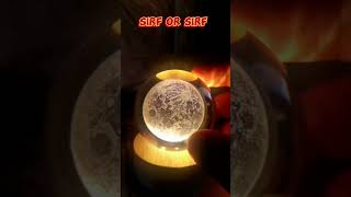 𝗣𝗿𝗼𝗱𝘂𝗰𝘁 𝗡𝗮𝗺𝗲  Crystal Ball Lamp LED 3D Moon Crystal Ball Night Lamp shortsfeed shorts [upl. by Refotsirk]