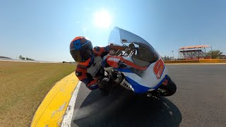 Ducati Panigale onboard Zwartkops Raceway [upl. by Ahsenac359]