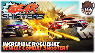 INCREDIBLE ROGUELIKE VEHICLE COMBAT SHOOTER  Lets Try Gearshifters  Gameplay [upl. by Weir]