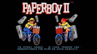 Paperboy 2 Sega Genesis  Gameplay [upl. by Camp]