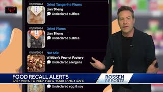 How to stay on top of food recalls  Rossen Reports [upl. by Cynthla]