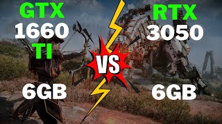 RTX 3050 6GB vs GTX 1660 TI – Teste em 11 jogos [upl. by Scot176]