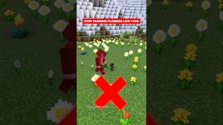 Flower Farm Minecraft minecraft shorts [upl. by Alyl]