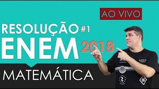 Resolução Enem Matemática 2018 136 a 145 [upl. by Ollie]