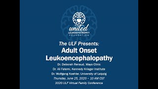 United Leukodystrophy Foundation Adult Onset Leukoencephalopathy [upl. by Otiragram745]