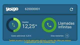 Yoigo  Vídeos de ayuda  Instala el widget de Mi Yoigo [upl. by Donn]