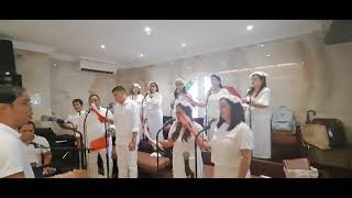 PANGINOON NARITO AKO El Shaddai Sharjah Gospel Choir UAE [upl. by Aneert]