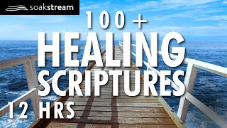 100 Healing Scriptures With Soaking Music  Audio Bible Instrumental Worship Music 12 Hours 2020 [upl. by Nylirehc404]