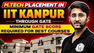 MTech Placement in IIT Kanpur Through GATE  Minimum GATE Score Required [upl. by Repsihw]