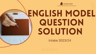 Full Solution of English Model Questions intake 202324 for British Army Selection goanil9968 [upl. by Pettiford133]