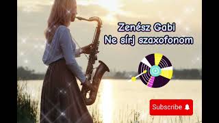 Zenész Gabi 🎹 Ne sírj szaxofonom [upl. by Maddie]