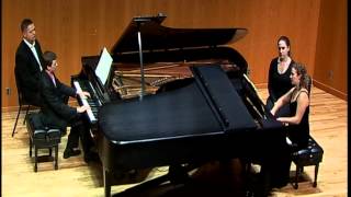 Mozart Sonata for Two Pianos K448 Mvmt 1 [upl. by Lletnom]