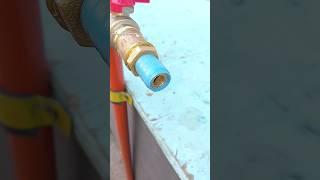 How to securely connect a larger hose to a smaller barb fitting shorts homemade tips tricks [upl. by Lamraj]