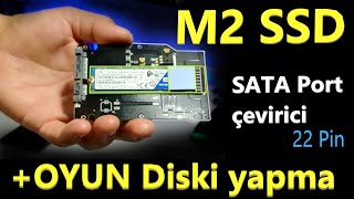 m2 SSD dönüştürücü  Her Bilgisayara SSD takmak [upl. by Katey]