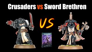 Black Templars Units  Sword Brethren vs Primaris Crusader Squad Comparison [upl. by Kristan]