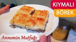 Hazır Yufkadan Kıymalı ve Sodalı Nefis Bir Börek [upl. by Zacharie]