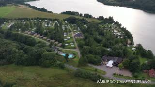 FÅRUP SØ CAMPING JELLING mit der Drohne überflogen [upl. by Aihsyla]