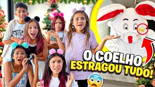 O COELHO MALVADÃO DESTRUIU AS PISTAS DO TESOURO DE NATAL Jéssica Sousa e Família [upl. by Niffirg616]