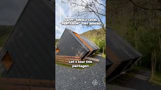 Would you live in this pentagon tinyhouse  🏡 housetour hometour pentagon tinyhome [upl. by Hallvard]