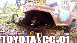 RC Scale  Tamiya CC01  TOYOTA LAND CRUISER RUSTED [upl. by Eesdnyl293]