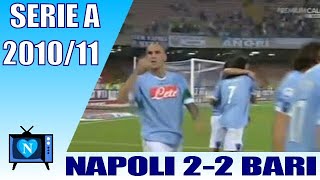 Napoli  Bari 22  serie A 20102011  telecronaca di Raffaele Auriemma [upl. by Haggai]