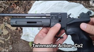 Twinmaster Rohm Action Co2 wiatrówka airgun [upl. by Bohner]