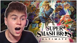 Super Smash Bros Ultimate Reveal REACTION  Zeltik [upl. by Nylram]